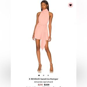 Amanda Uprichard Sandrine Romper. Size M. Never Worn.